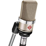 Neumann TLM-102 Studio Condenser Microphone (Nickel) Bundle with Blue Mix-Fi Headphones, Reflection Filter & Mic Stand