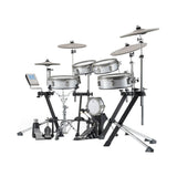 E F NOTE EFNOTE 3 Acoustic-Style Electronic Drum Set Bundle with On-Stage Wood Tip Maple Wood 5A Drumsticks 12 Pair