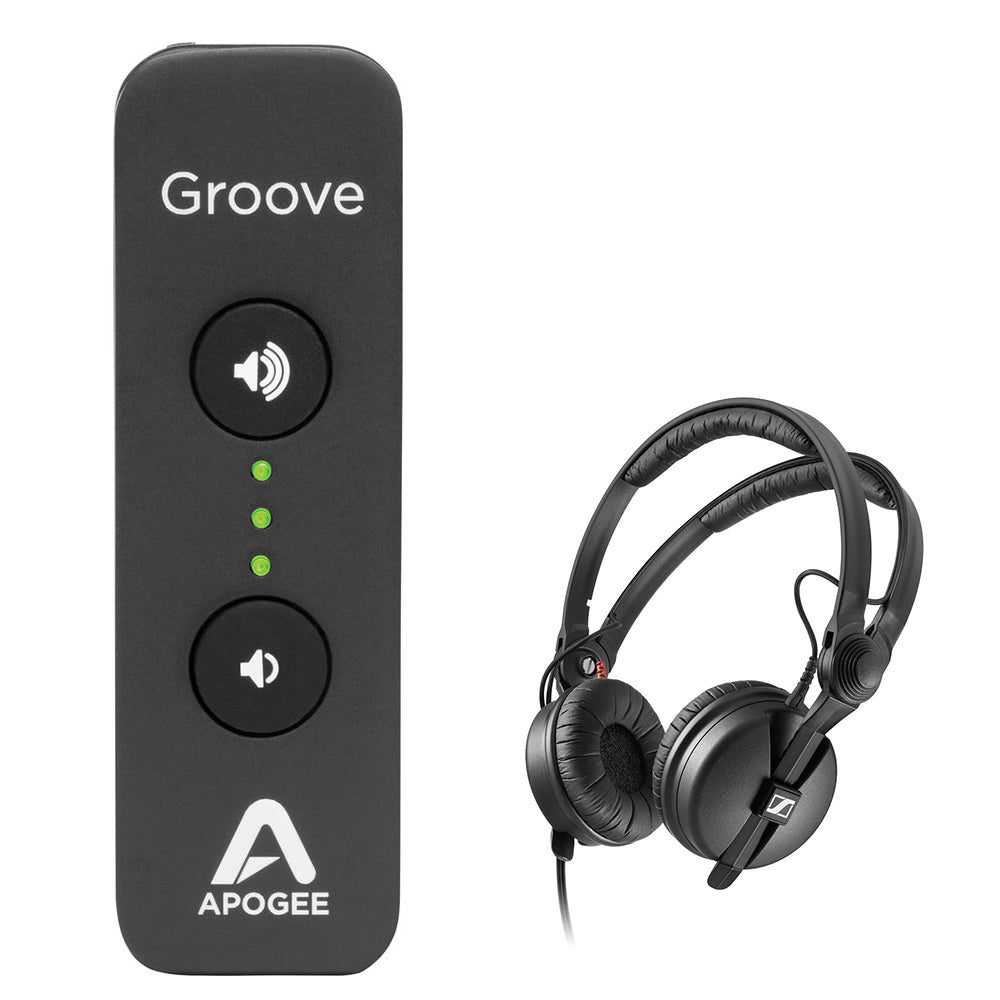 Apogee GROOVE Portable USB DAC and Headphone Amplifier Bundle with