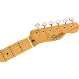 Squier by Fender 50's Telecaster (Maple, Butterscotch Blonde) Bundle with Fender 10ft Cable (Straight/Straight), Fender Guitar 12-Pack Picks, and Fender 2" Guitar Straps