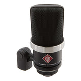 Neumann TLM-102 Studio Condenser Microphone (Black) with Blue Mix-Fi Headphone, Shockmount, Mic Pop Screen & XLR Cable Bundle