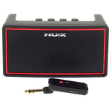 NUX Mighty Air Wireless Stereo Modelling Guitar/Bass Amplifier with Bluetooth Bundle with Polsen HPC-A30-MK2 Studio Monitor Headphones, Kopul 10' Instrument Cable, and Fender 12-Pack Picks