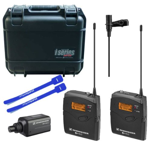 Sennheiser EW100ENG G3 Camera Wireless Mic Kit (A) w/ SKB Hard Case & Cable Ties