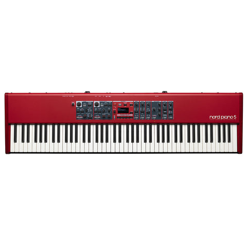 Nord Piano 5 88 88-key Digital Stage Synth/Piano with Virtual Hammer Action Weighted Keybed, Triple Pedal and Onboard Effects