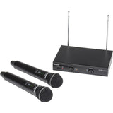 Samson Stage 200 Handheld Dual-Channel Wireless System with (2) Q6 Dynamic Microphones (Group A)