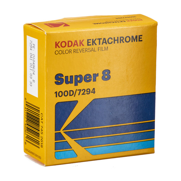 Kodak Ektachrome 100D Color Transparency Film #7294 (Super 8, 50' Roll)