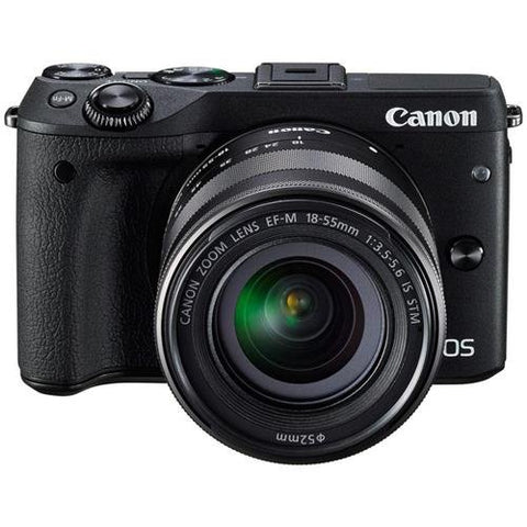 Canon EOS M3 Mirrorless Camera Kit with EF-M 18-55mm Image Stabilization