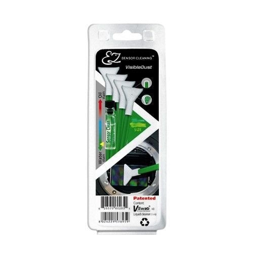 VisibleDust EZ Sensor Cleaning Kit with VDust Plus and 4 Green 1.6x Vswabs