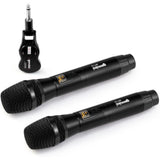 Gemini GMU-M200 Dual Handheld UHF Wireless Microphone System with Plug-In Receiver (512 to 541.7 MHz)