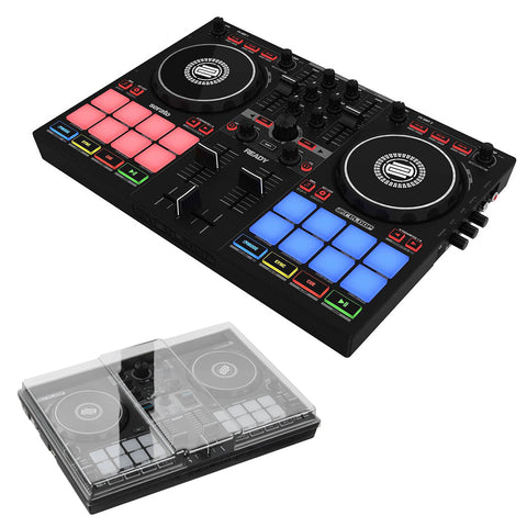 Reloop Ready Portable Performance Controller Bundle with Decksaver Cover for Reloop Ready