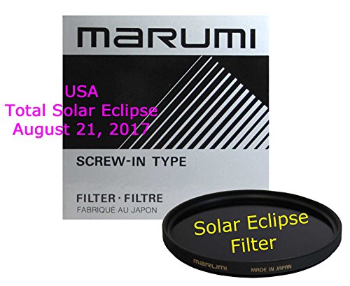 Marumi 77mm Solar Eclipse Filter ND Glass Neutral Density Filter 16.6 Stops Made in Japan
