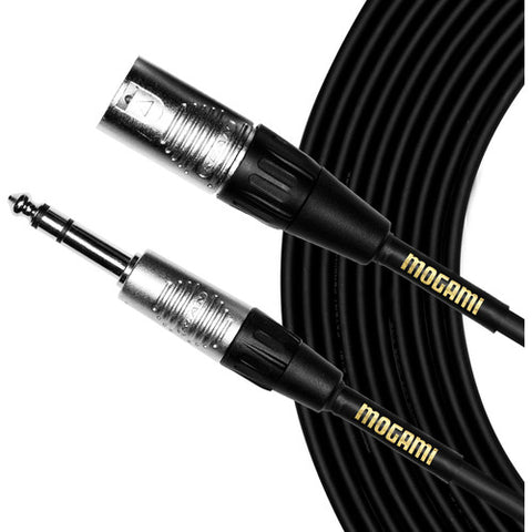 Mogami CorePlus XLR Male to 1/4" TRS Male Patch Cable (5')