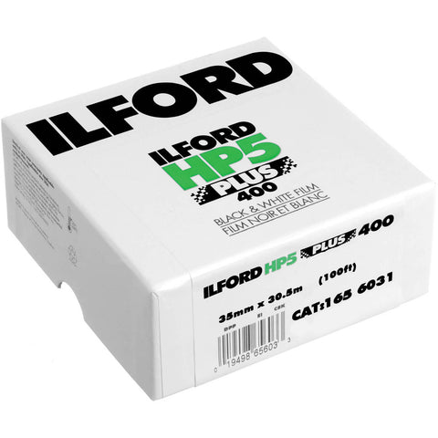 Ilford HP5 Plus Black and White Negative Film (35mm Roll Film, 100' Roll)
