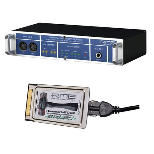 RME Digiface - 52 Channel 24-Bit/96kHz I/O Box for Mac OS X and Windows 2000/XP with RME HDSP CardBus