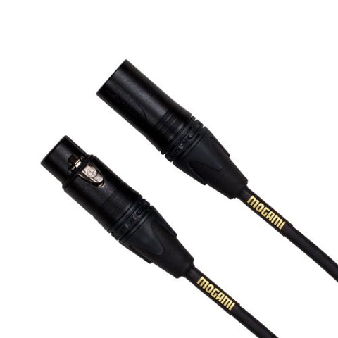 Mogami Gold Studio XLR Male to XLR Female Studio Patch Cable (2')