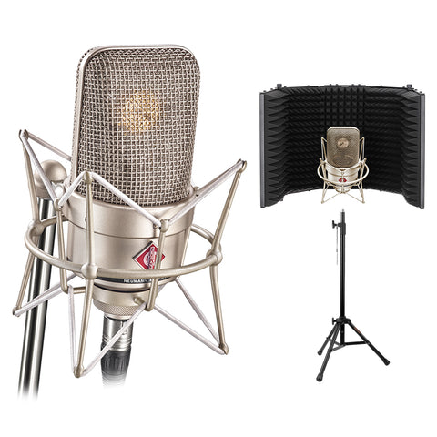 Neumann TLM 49 Cardioid Studio Condenser Microphone Bundle with Reflection Filter & Mic Stand