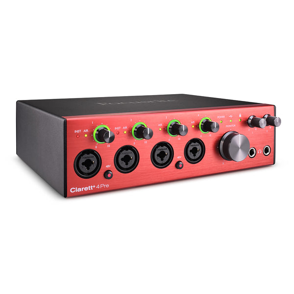 Focusrite Clarett+ 4Pre 18-in / 8-out Audio Interface