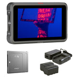 Atomos Ninja V+ 5" 8K HDMI H.265 Raw Recording Monitor Bundle with Atomos Power Kit v2 and Angelbird AtomX SSDmini (500GB)