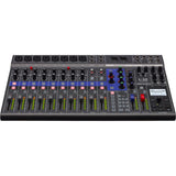 Zoom LiveTrak L-12 - 12-Channel Digital Mixer & Multitrack Recorder with Cables and Headphone