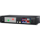 Blackmagic Design ATEM 4 M/E Constellation HD Live Production Switcher (2 RU) Bundle with 6' Standard PC Power Cord and 50' SDI Video Cable - BNC to BNC