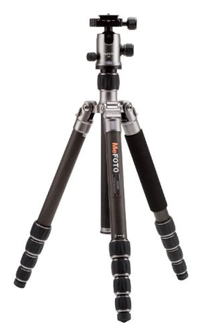 MeFOTO C2350Q2T Carbon Fiber Globetrotter Travel Tripod Kit (Titanium)