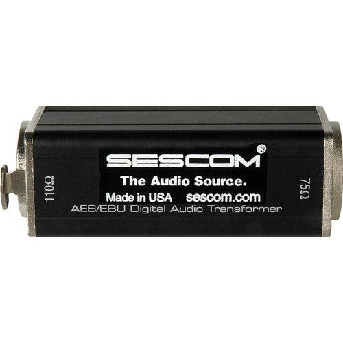 Sescom XLRF to 75 Ohm BNC Female AES/EBU Impedance Transformer