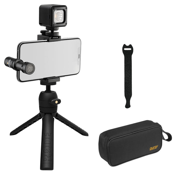 Rode Vlogger Kit USB-C Edition Filmmaking Kit with Wide Mouth Case & 10-Pack Straps
