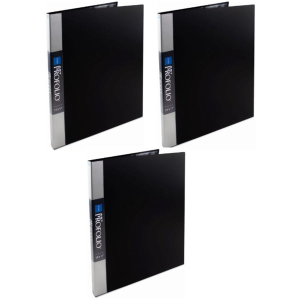 Itoya Art Profolio Original Storage/Display Book (3 Packs)(14 x 17", 24 Two-Sided Pages)