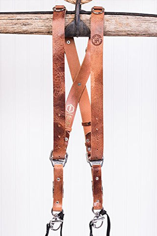 HoldFast Gear Money Maker Two-Camera Harness (Water Buffalo, Tan, Small)