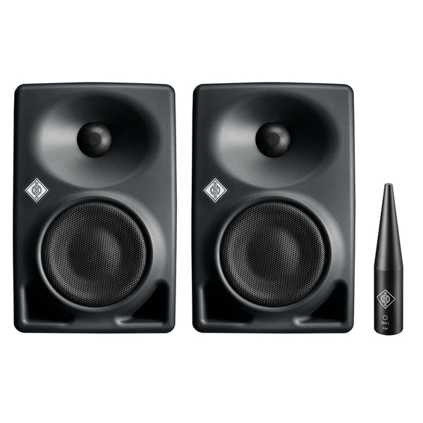 Neumann KH 80 DSP 4" Active 2-Way Studio Monitor (Gray, Pair) Bundle with Neumann MA 1 Monitor Alignment Mic