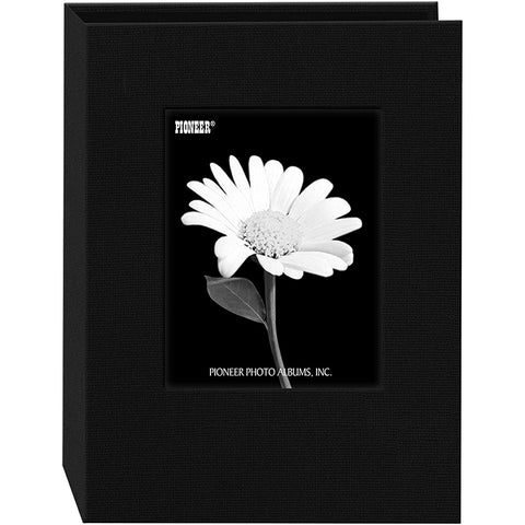 Pioneer Photo Albums DA-57CBF Mini Fabric Frame Album (Deep Black)