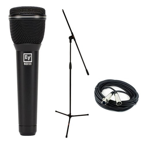 Electro-Voice ND96 Dynamic Supercardioid Vocal Microphone Microphone Essentials Accessories Kit