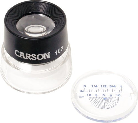 Carson LL-20 10x LumiLoupe with Reticle