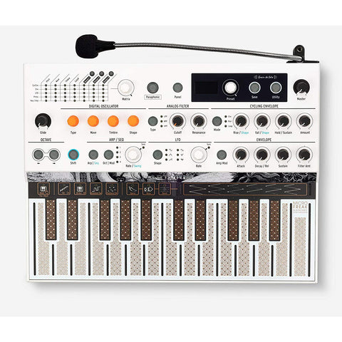 Arturia MicroFreak Vocoder Hybrid Analog/Digital Synthesizer with Advanced Digital Oscillators (Limited Edition White)