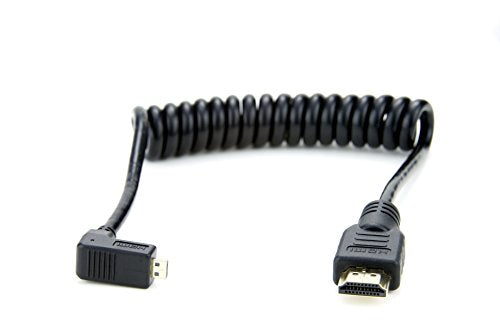Atomos Right-Angle Micro to Full HDMI Coiled Cable