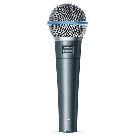 Shure BETA 58A Supercardioid Dynamic Vocal Microphone,Silver