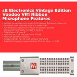 SE Electronics Voodoo VR1 Passive Ribbon Microphone (Vintage Edition)