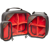 K-Tek Stingray Gizmo-X Bag Set (Set of Three, Orange Interior)