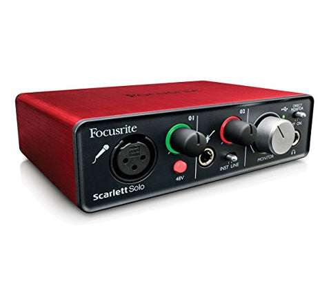 Focusrite Scarlett Solo Compact USB Audio Interface