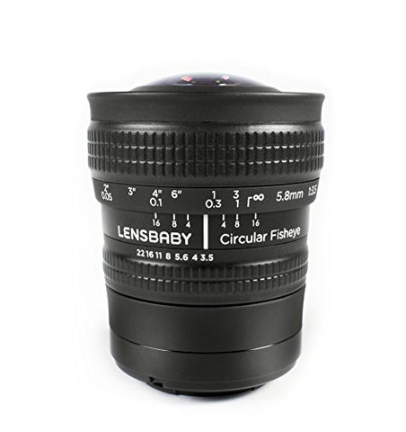 Lensbaby 5.8mm f/3.5 Circular Fisheye Lens for Sony E