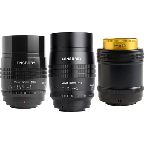 Lensbaby Limited Edition Velvet & Twist Gift Set for Sony E