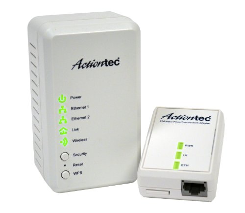 Actiontec Wireless Network Extender Plus Powerline Network Adapter 500 Kit