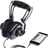 Blue Mix-Fi Powered High-Fidelity Headphones with Built-In Amplifier & HPDS-B Headphone Stand Kit