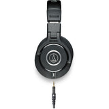 Audio-Technica ATH-M40x Monitor Headphones (Black) with FiiO A3 Portable Headphone Amplifier (Black)