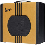 Supro 1822RTB Delta King 12 15W Tube Guitar Combo Amp (Tweed and Black) Bundle with Kopul Phone to Phone Instrument Cable (10') and Fender 12-Pack Classic Celluloid Guitar Picks