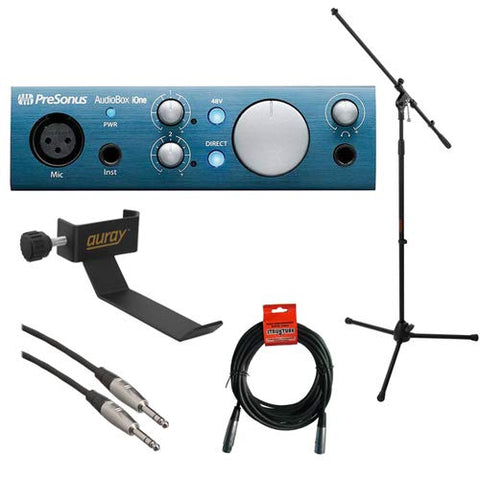 PreSonus AudioBox iOne USB 2.0 & iPad Recording Interface  Bundle