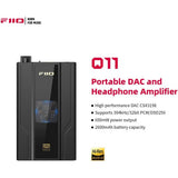 FiiO JadeAudio Q11 DAC Headphone Amplifier DSD256 PCM 32bit/384bit for Smartphones/PC 3.5mm 4.4mm Outputs