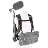 K-Tek Stingray BackPack XP with Integrated Harness (Purple/Black)