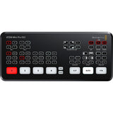 Blackmagic Design ATEM Mini Pro ISO HDMI Livestream Switcher with High-speed 6' HDMI Cable & 10-Pack Straps Bundle