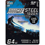 Hoodman 64GB Steel UHS-II SDXC Memory Card